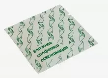 Салфетка влажная 60*60 освежающая/1500