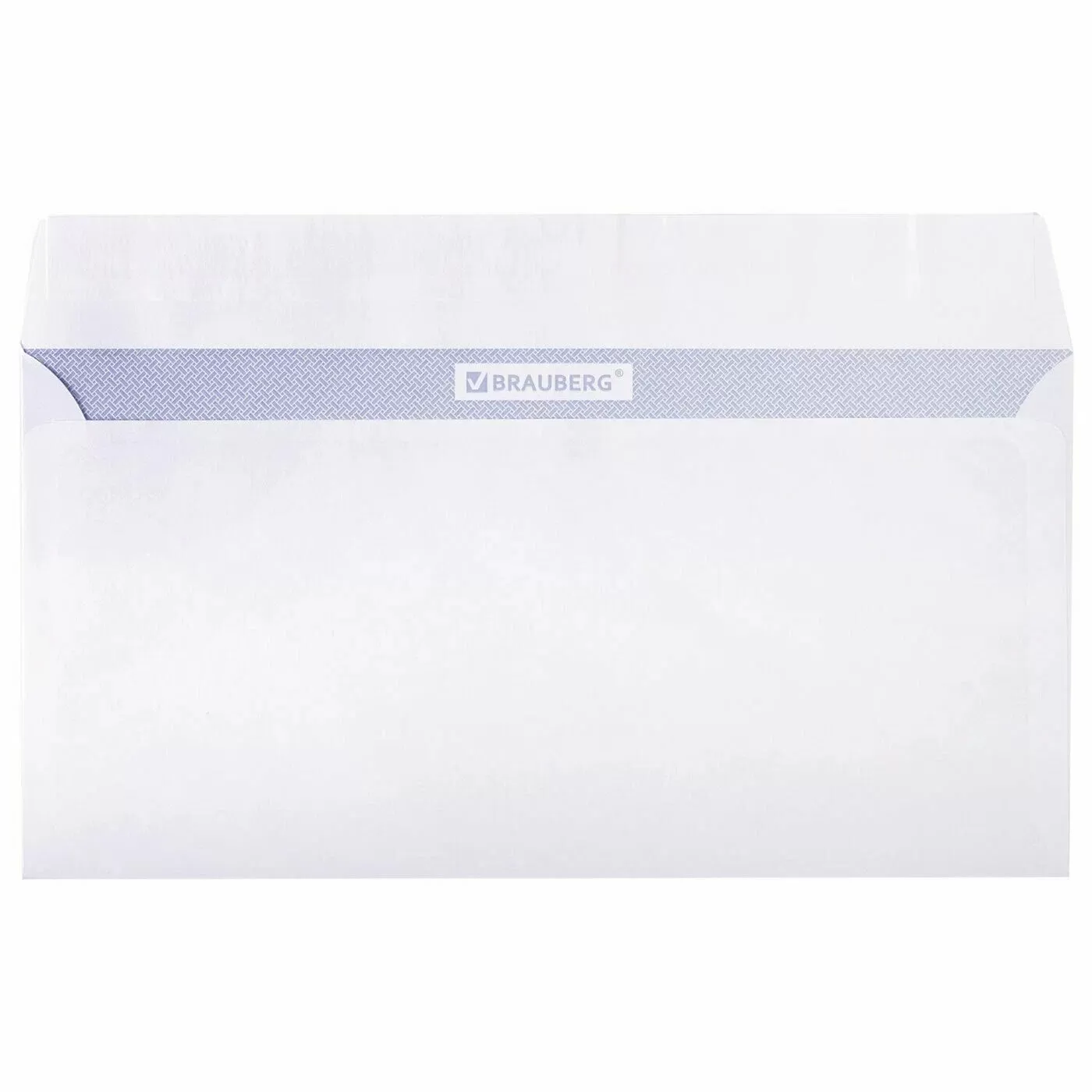 Конверты Е65 (110х220 мм), отрыв. лента, Куда-Кому, внутр. запечатка, КОМПЛЕКТ 100 шт./10