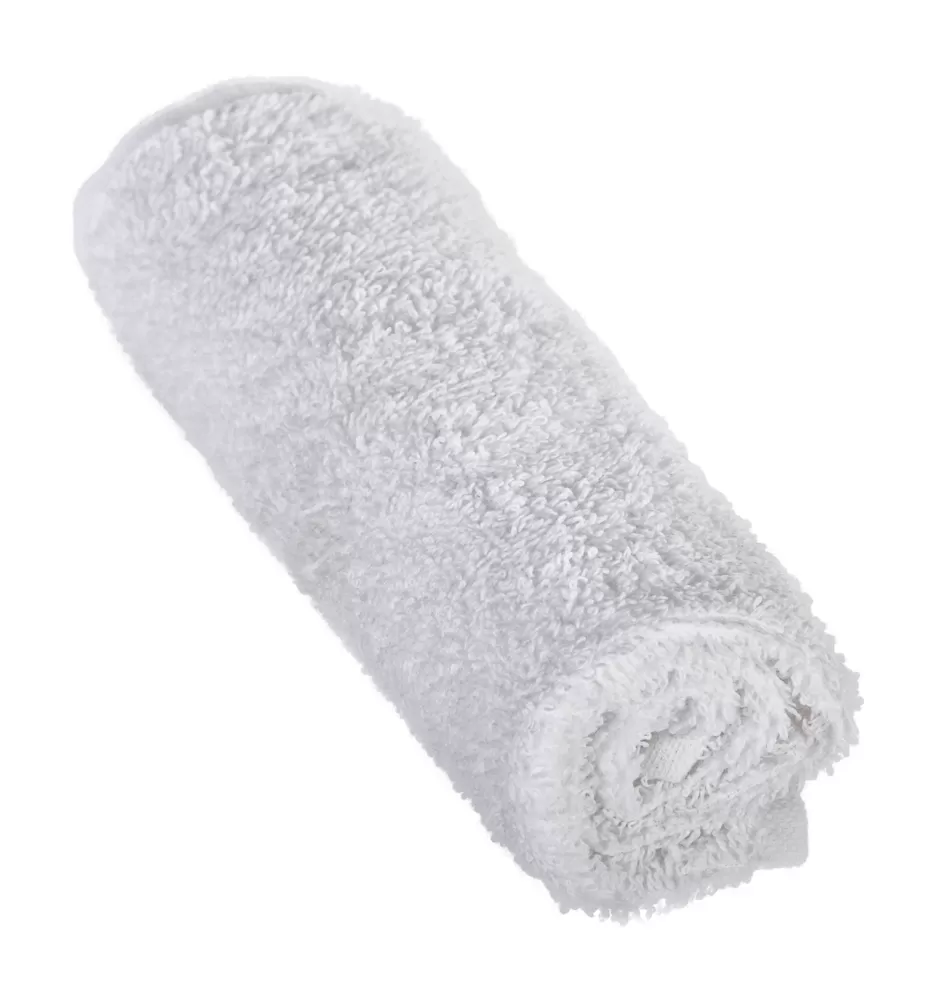 Салфетка махровая 30*30 белая ошибори /50