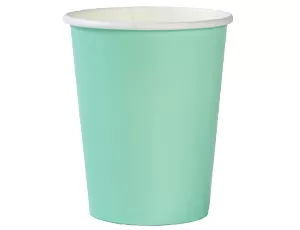 Стакан бум д/гор.1сл мятный 250мл, D80мм 50шт. упак/20