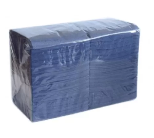 Салфетки 1-сл, 24*24см, 400л, тёмно-синие /18