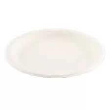 Тарелка белая 172мм, БИО целлюлоза 25шт/упак /48