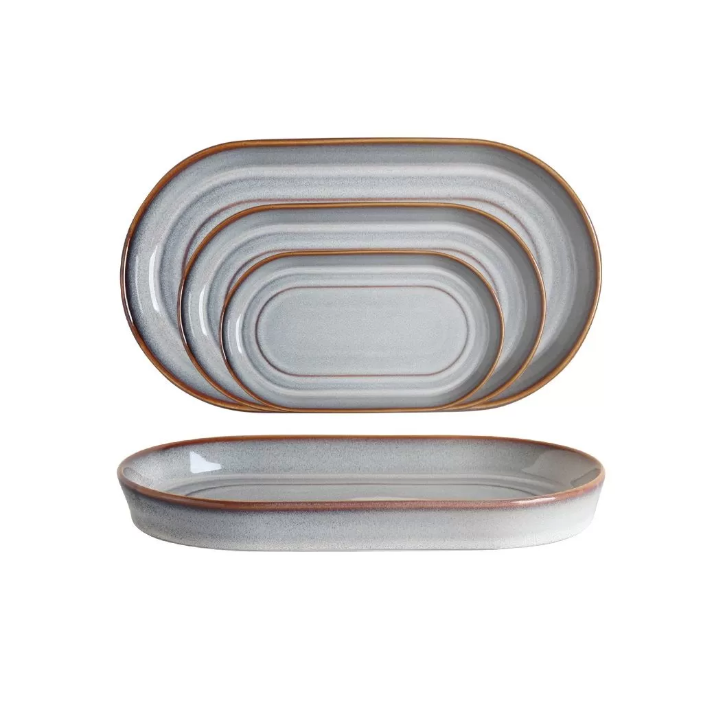 Блюдо овальное Evolution-Mont Blanc 18*10 см,  P.L. Proff Cuisine