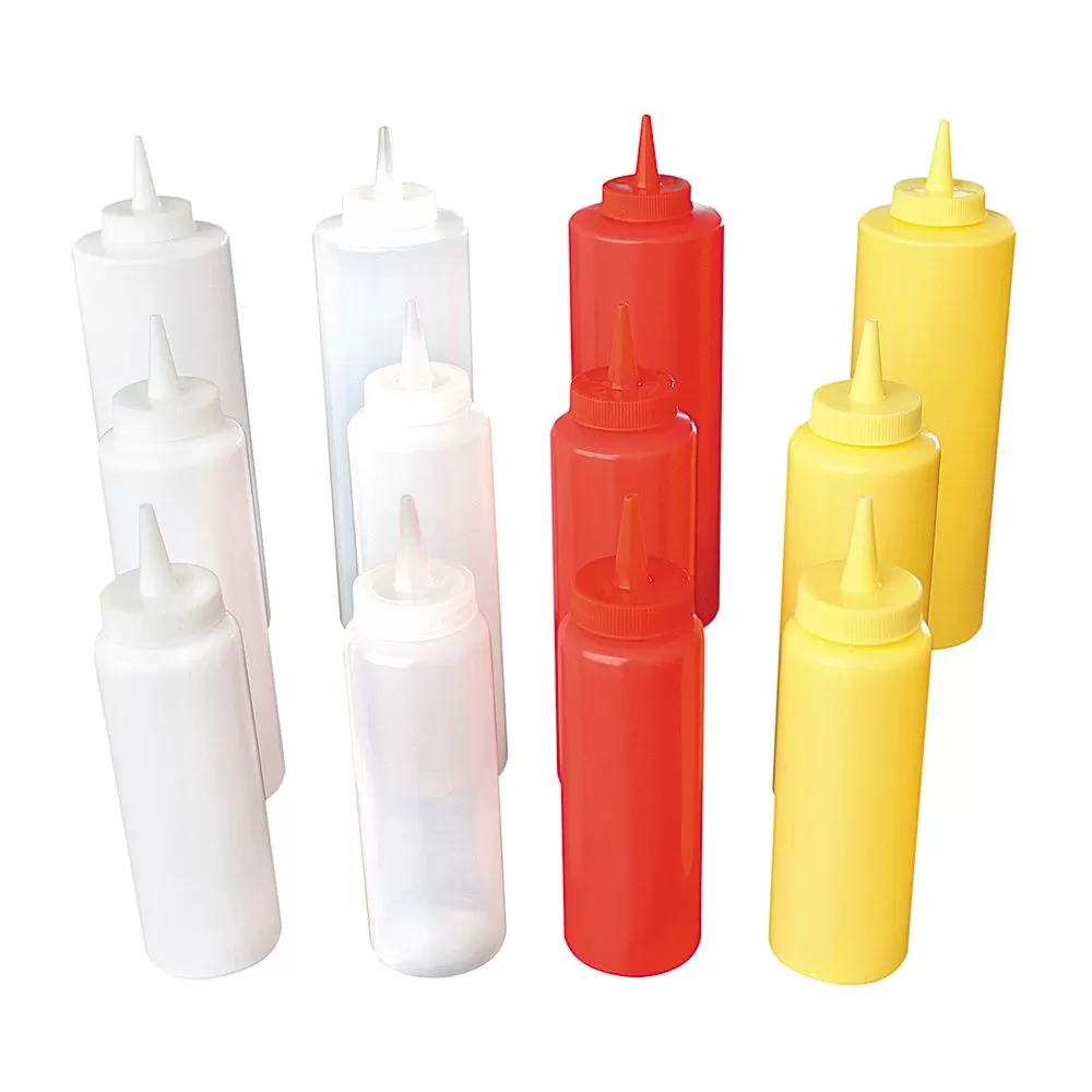 Емкость (диспенсер) для соусов 675 мл, прозрачная, пластик, P.L. Proff Cuisine