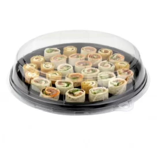 Крышка Sabert d=26см h=5,4см прозрачная /1/125