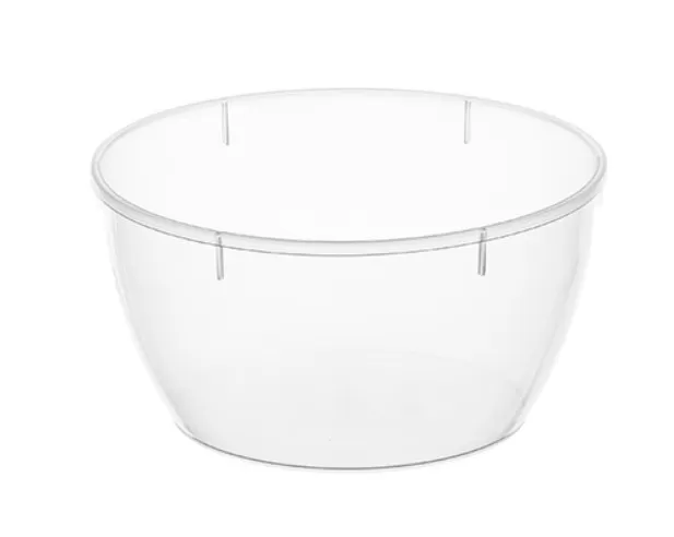 Крышка к банке «Супница» 360мл (д.112мм)  цвет: прозрачный 400шт/кор