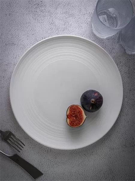 Тарелка мелкая d 26,5 см h 2,5 см, фарфор, Linea