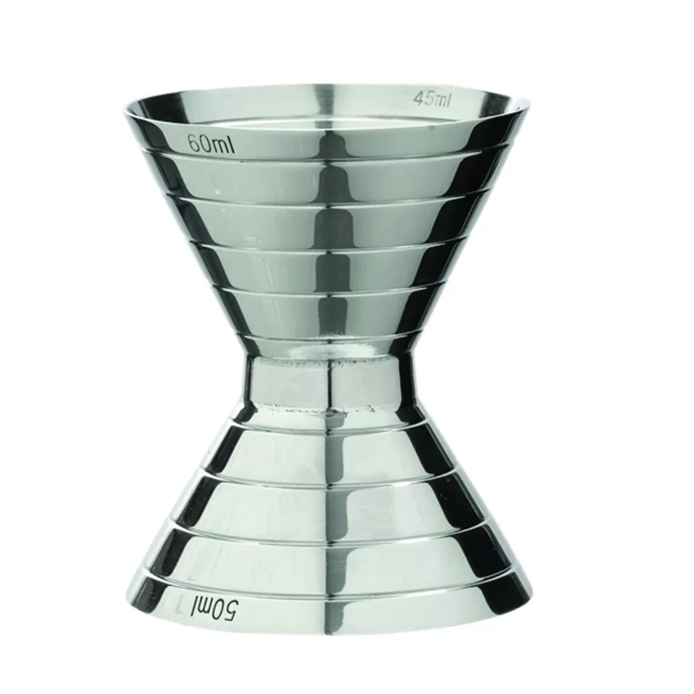 Джиггер 50/60 мл,"MIXOLOGY-1",нержавеющая сталь, P.L.- Barbossa