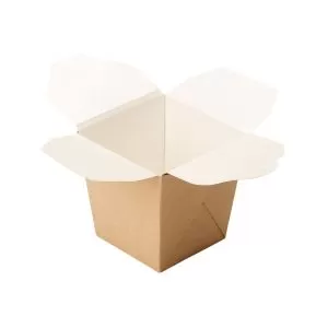 ОБРАЗЕЦ Упаковка для лапши Eco noodles 700гр 88х78х109 (квадрат) 20/300