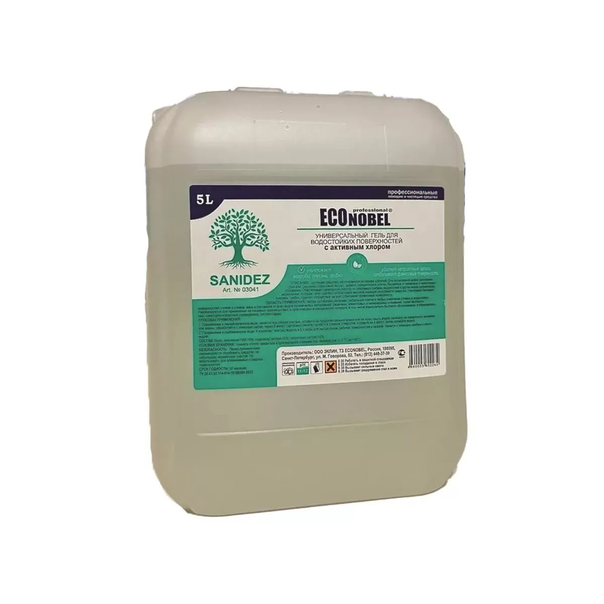 Универсальный гель д/водостойких поверхностей Sanidez 5л.