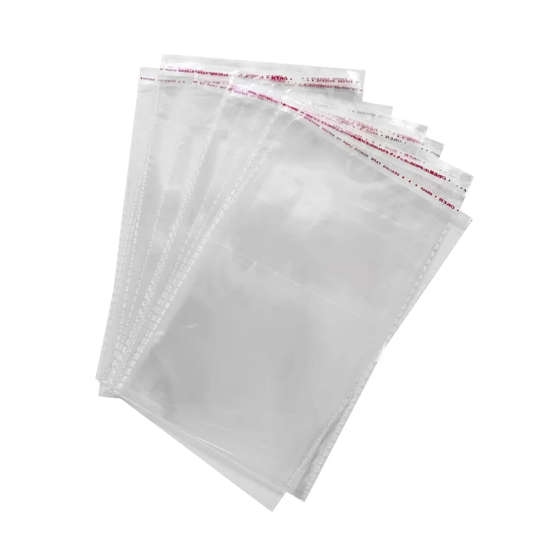 Пакет БОПП с клеевым клапаном, прозрачный , 10×12/3.5 см, 25 мкм 100шт/уп