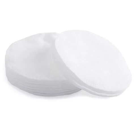 Ватные диски двусторонние 120 шт., с эффектом прошитого края, ЗОЛОТОЙ ИДЕАЛ, 100% хлопок